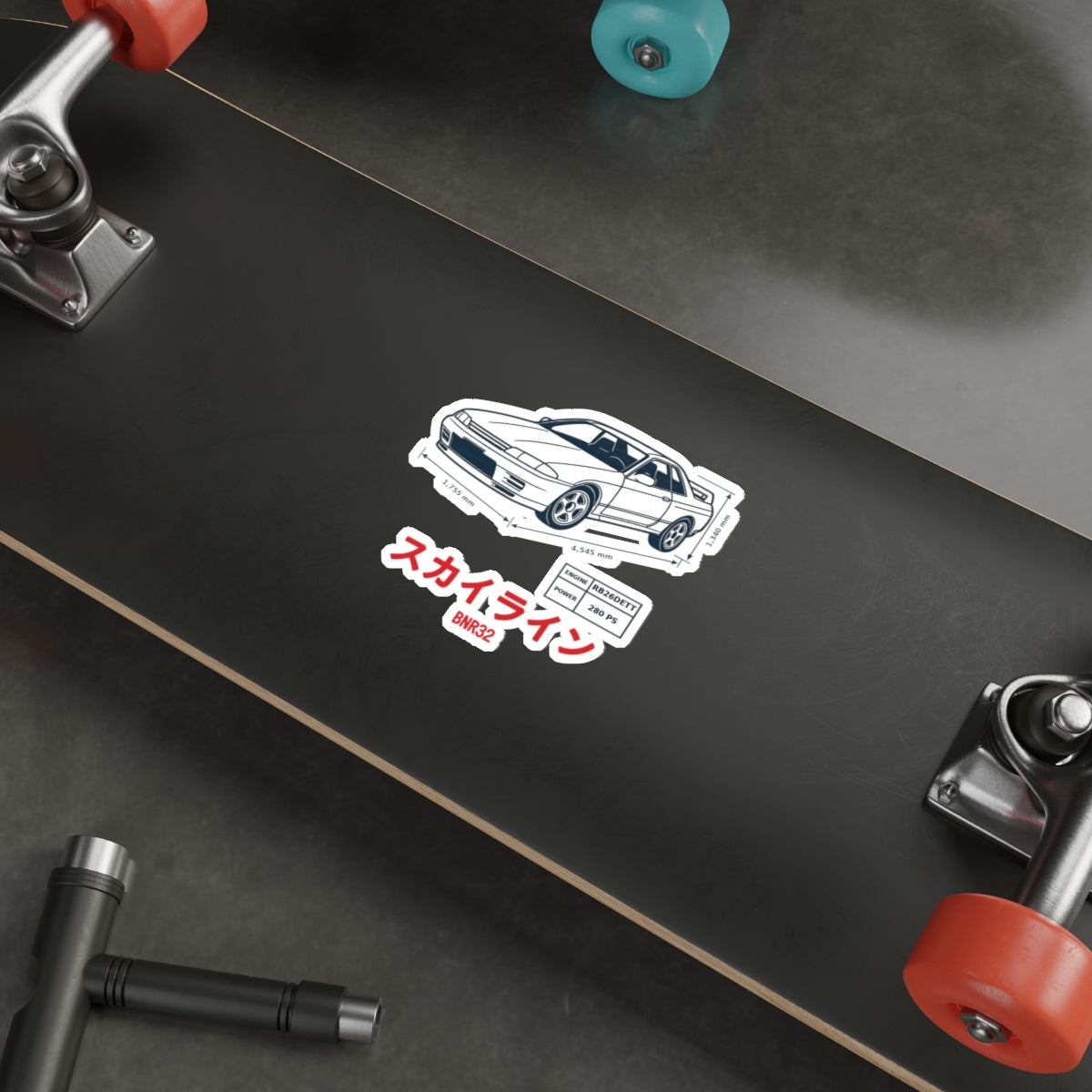 Nissan Skyline GT-R R32 Sticker — Blueprint JDM Vinyl Decal
