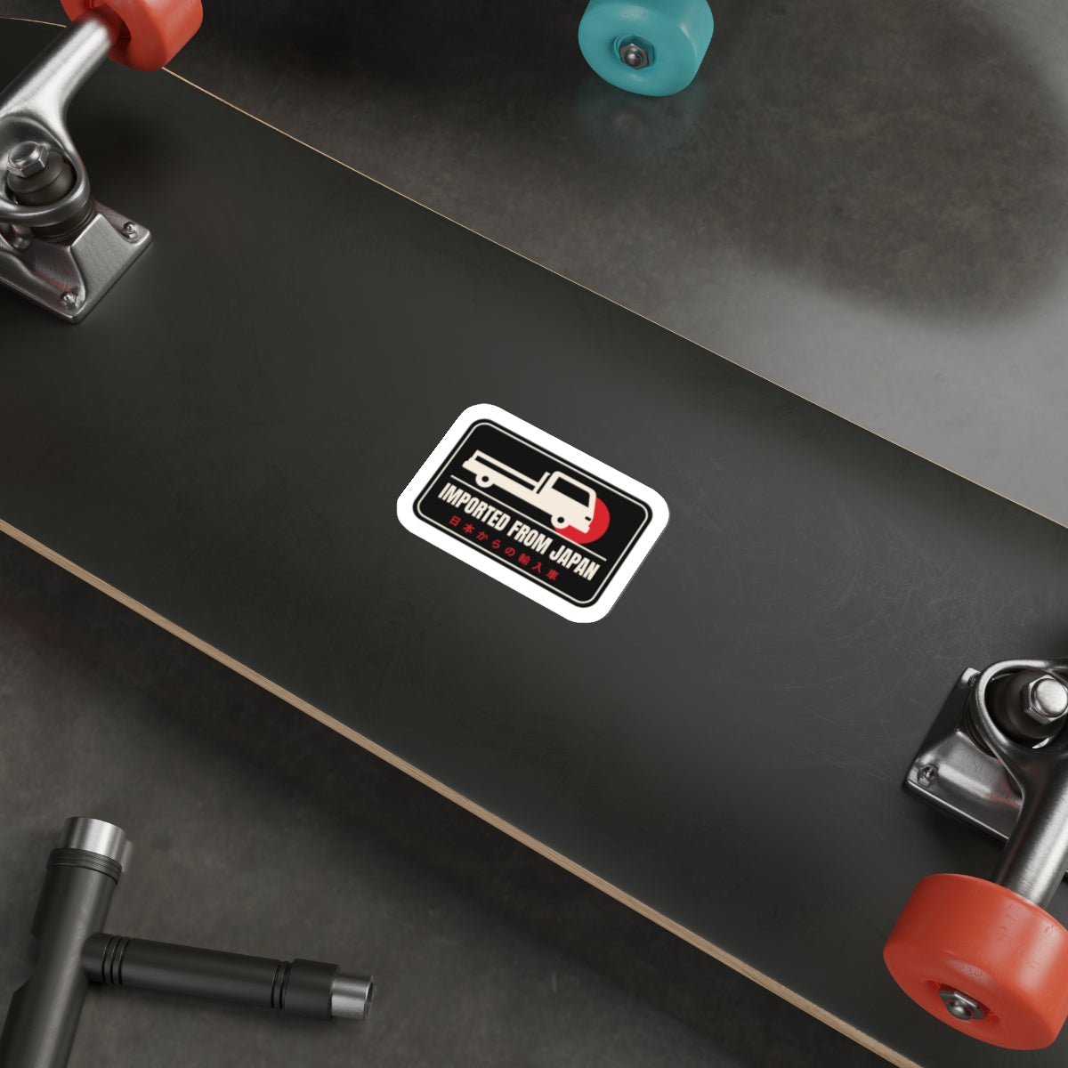 Imported From Japan Sticker — JDM Vinyl Decal for Kei Trucks & Import Cars