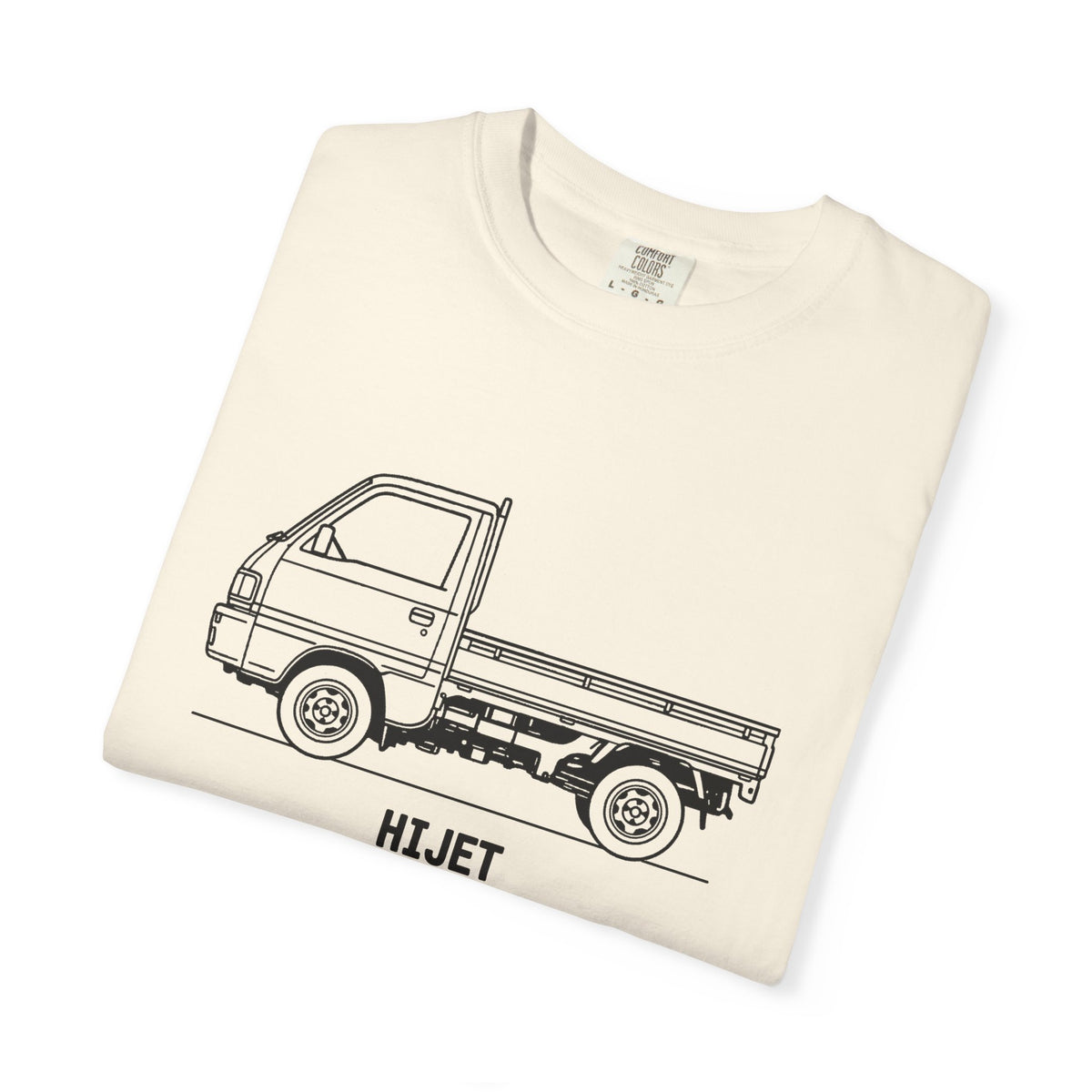 Daihatsu Hijet Kei Truck T-Shirt — Line Art Outline Mini Truck Shirt