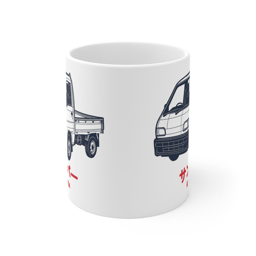 Subaru Sambar Kei Truck Mug — サンバー JDM Mini Truck Coffee Mug 11oz