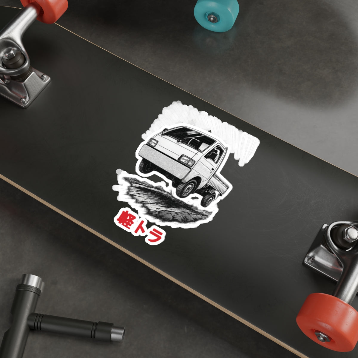 Manga Kei Truck Sticker — Japanese Mini Truck JDM Vinyl Decal
