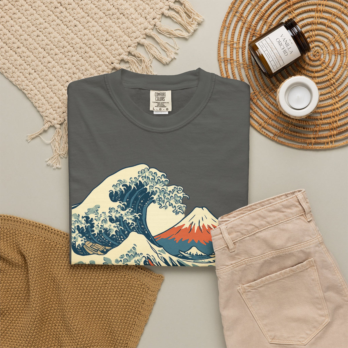 Nissan Skyline GT-R R34 T-Shirt — Ukiyo-e Wave JDM Car Shirt