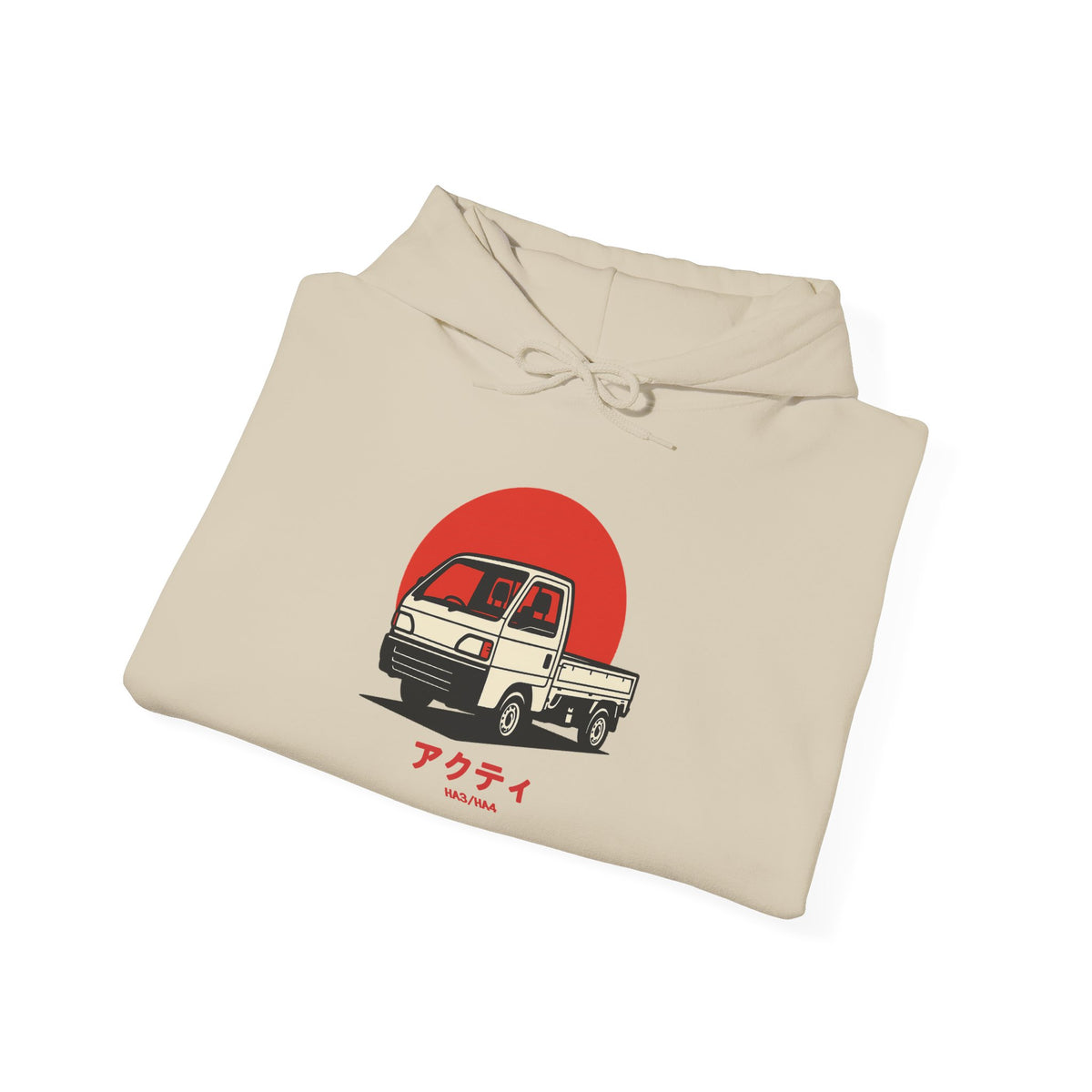 Honda Acty Kei Truck Hoodie — Red Sun Japanese Mini Truck Hoodie