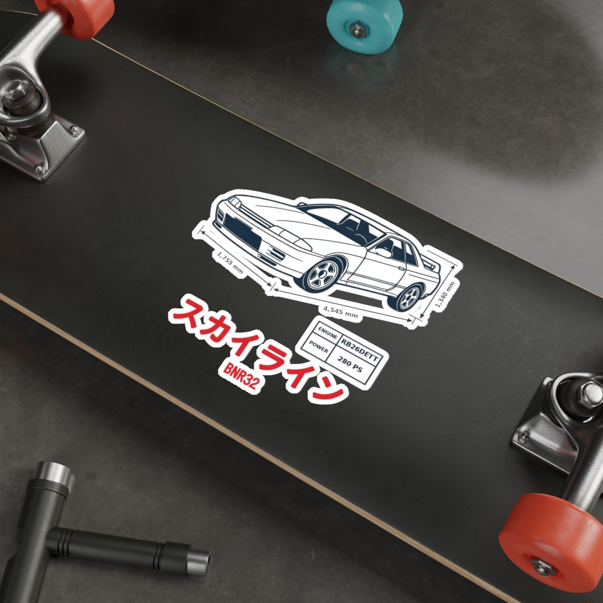 Nissan Skyline GT-R R32 Sticker — Blueprint JDM Vinyl Decal
