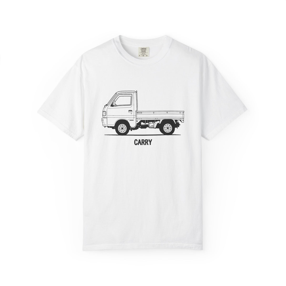 Suzuki Carry Kei Truck T-Shirt — Line Art Outline Mini Truck Shirt