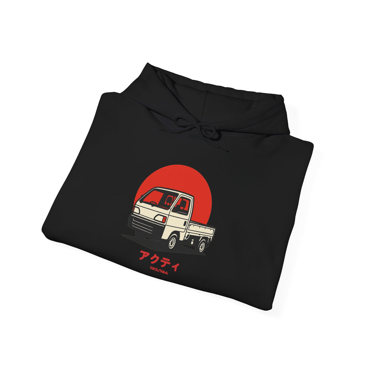 Honda Acty Kei Truck Hoodie — Red Sun Japanese Mini Truck Hoodie