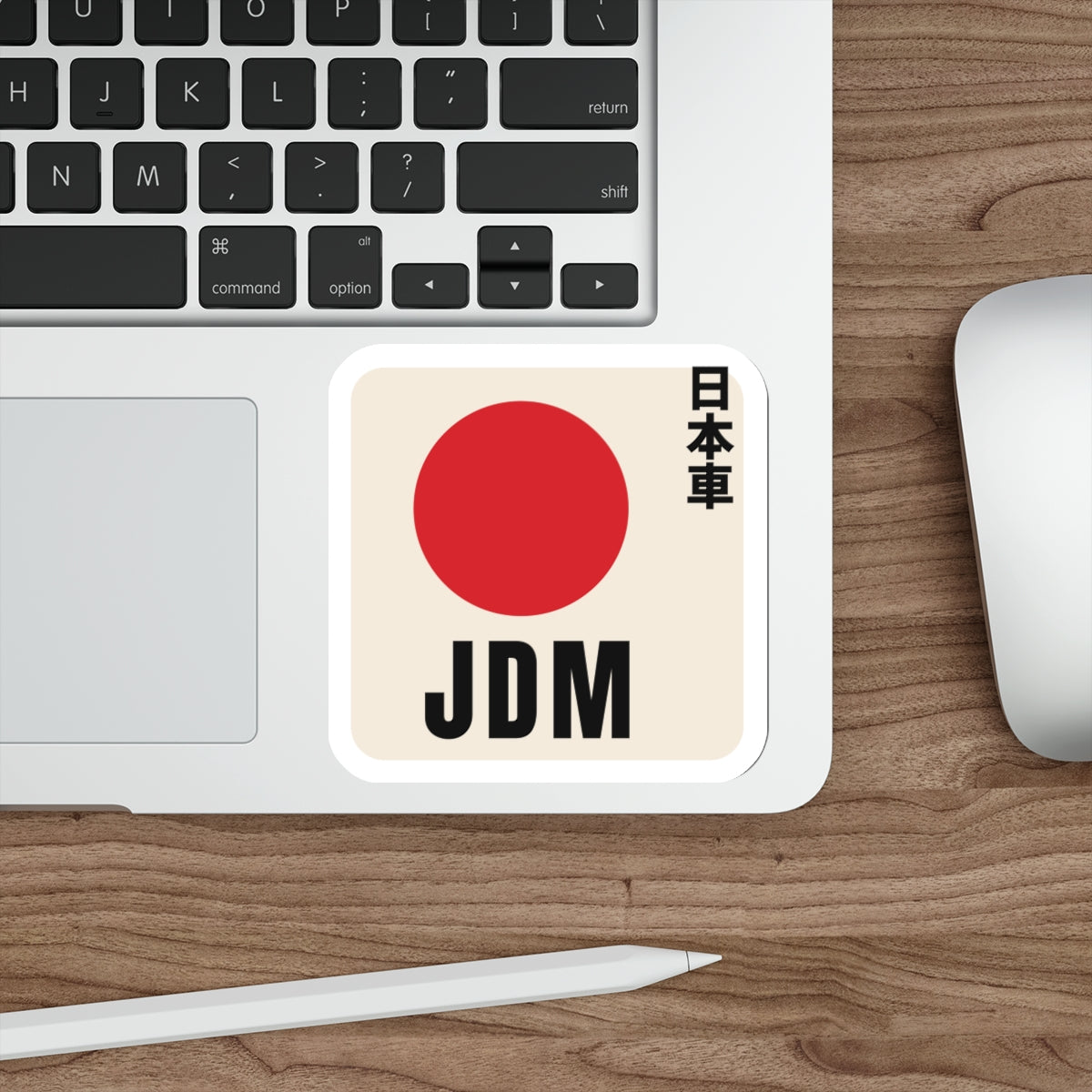 JDM Red Sun Sticker — Japanese Rising Sun Car Decal