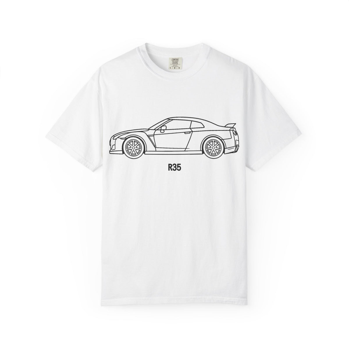 Nissan GT-R R35 T-Shirt — Line Art Outline JDM Shirt