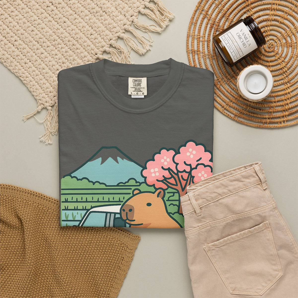 Capybara Kei Truck T-Shirt — Japanese Mini Truck JDM Car Shirt