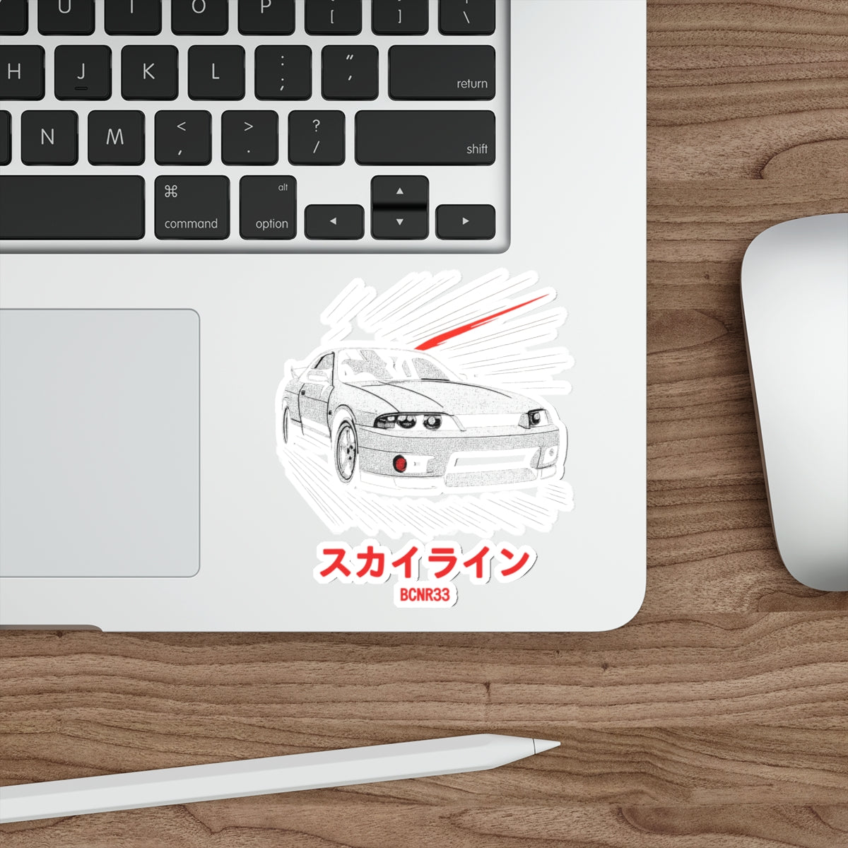 Nissan Skyline GT-R R33 Sticker — Manga Panel JDM Vinyl Decal