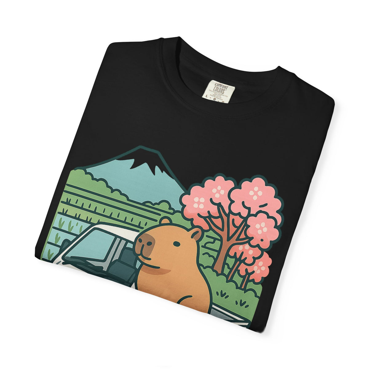 Capybara Kei Truck T-Shirt — Japanese Mini Truck JDM Car Shirt
