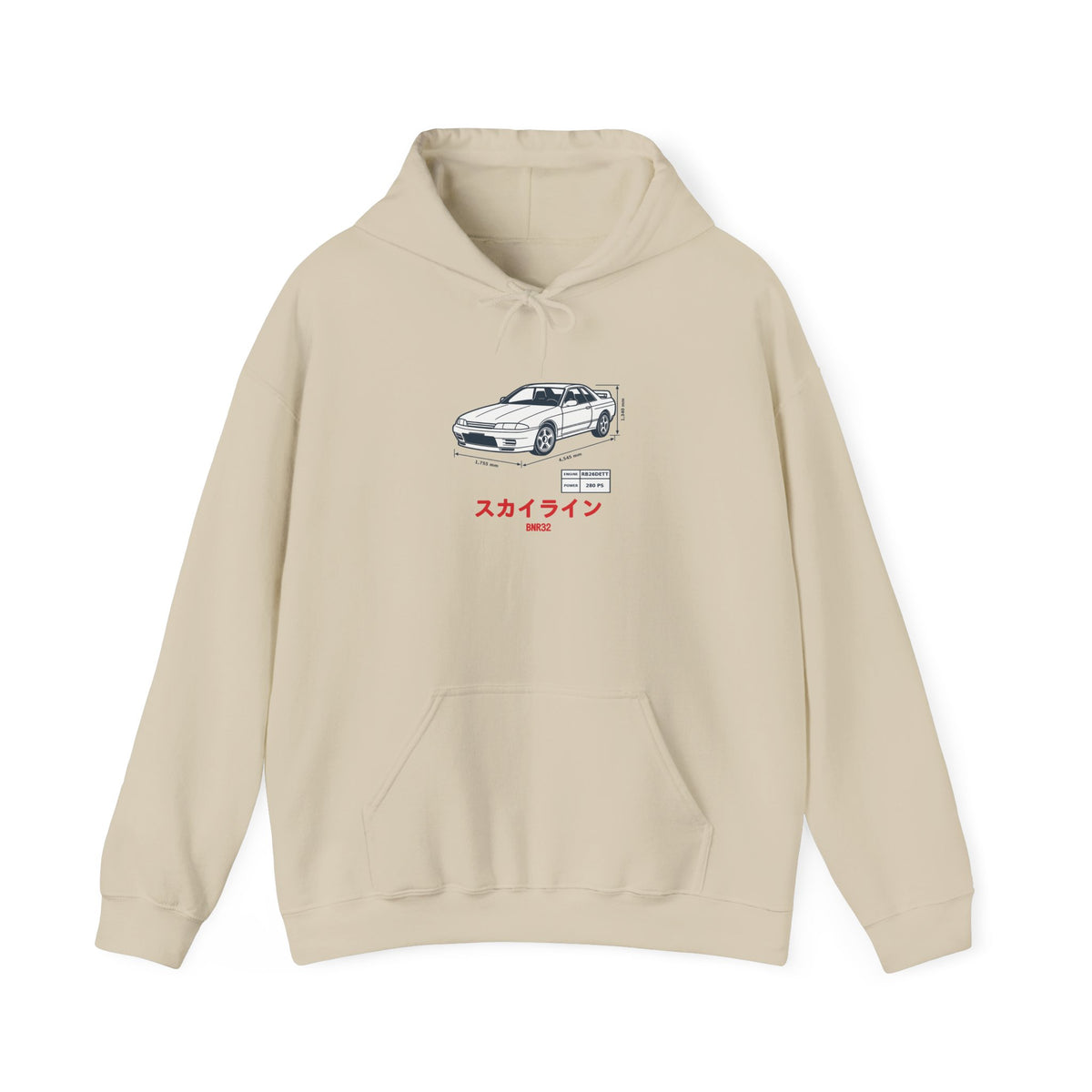 Nissan Skyline GT-R R32 Hoodie — Blueprint JDM Car Hoodie