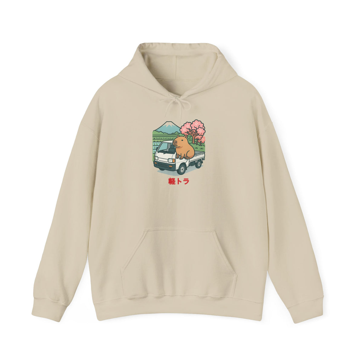 Capybara Kei Truck Hoodie — Japanese Mini Truck JDM Car Hoodie