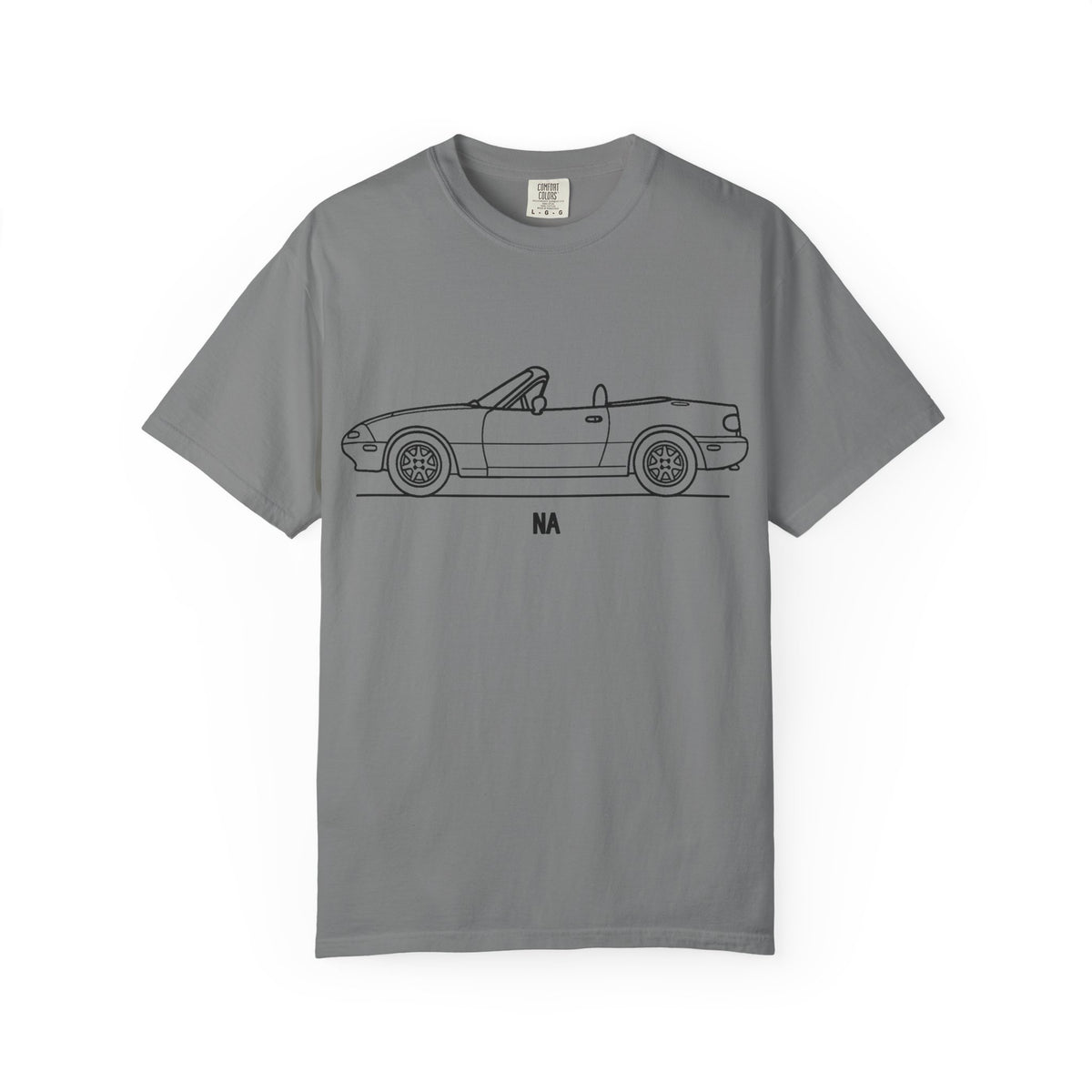 Mazda Miata NA T-Shirt — Line Art Outline JDM Shirt