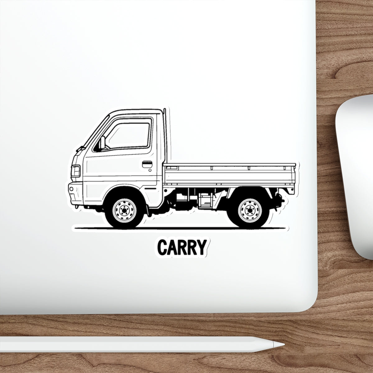 Suzuki Carry Kei Truck Sticker — Line Art Mini Truck Decal