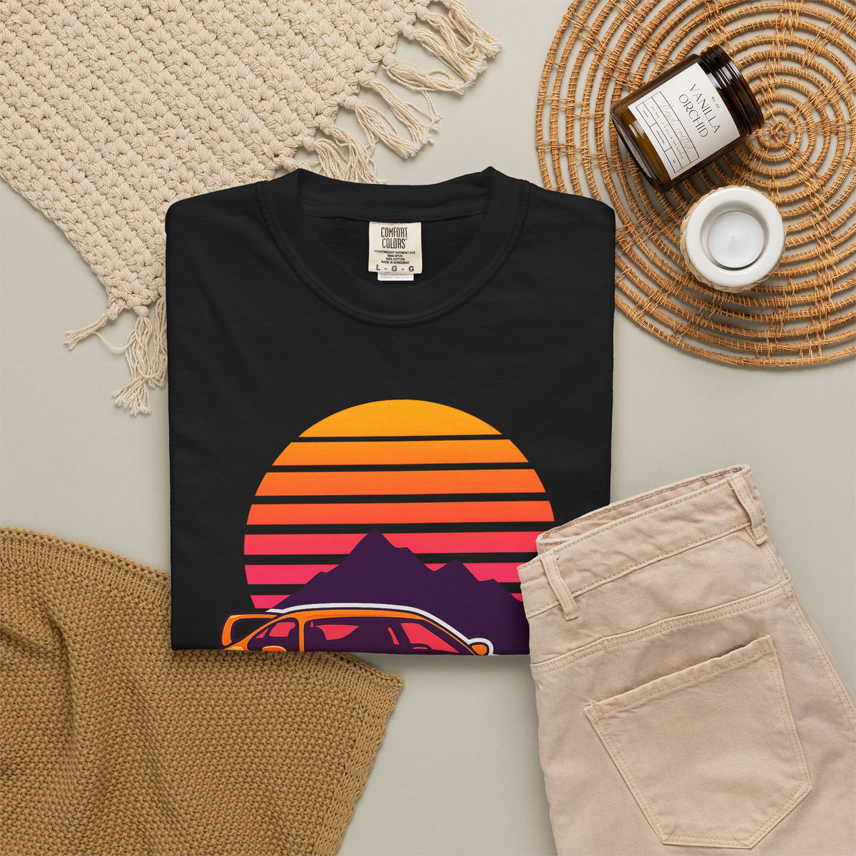 Toyota Supra MK4 T-Shirt — Retro Sunset JDM Car Shirt