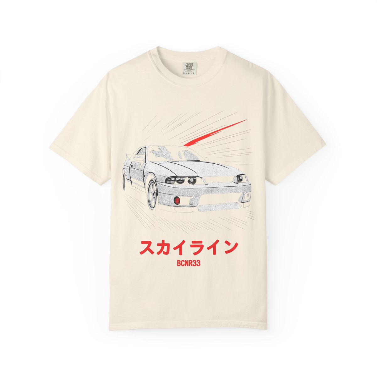 Nissan Skyline GT-R R33 T-Shirt — Manga Panel JDM Car Shirt