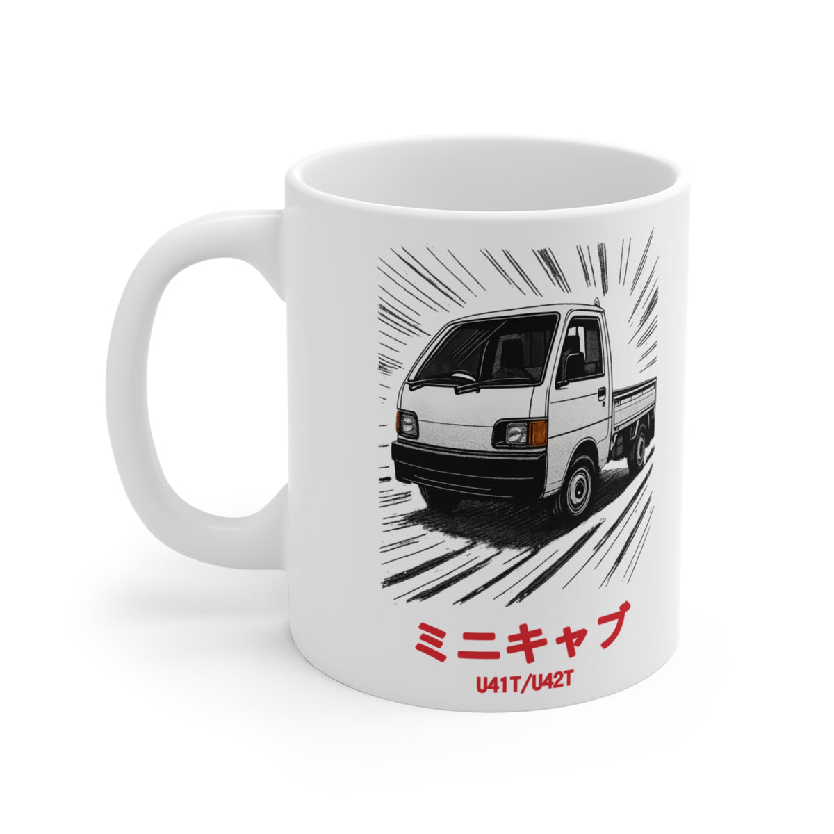 Mitsubishi Minicab Kei Truck Mug — ミニキャブ JDM Mini Truck Coffee Mug 11oz