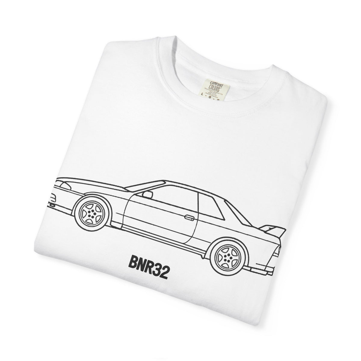 Nissan Skyline GT-R R32 T-Shirt — Line Art Outline JDM Shirt