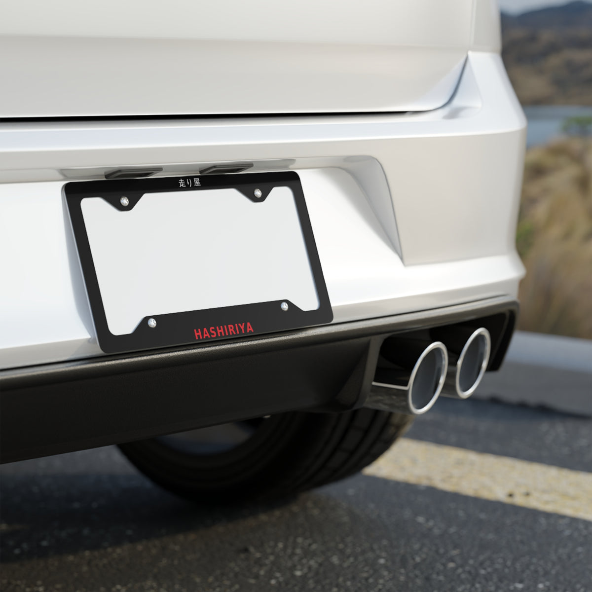 Hashiriya License Plate Frame — 走り屋 Japanese Street Racer JDM Frame