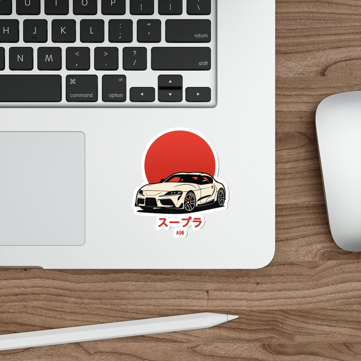 Toyota Supra MK5 Sticker — Red Sun JDM Vinyl Decal