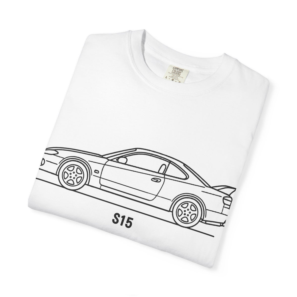 Nissan Silvia S15 T-Shirt — Line Art Outline JDM Shirt