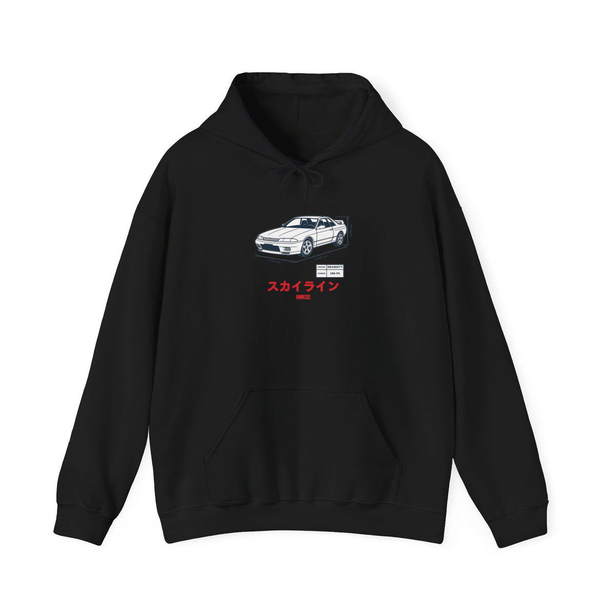 Nissan Skyline GT-R R32 Hoodie — Blueprint JDM Car Hoodie