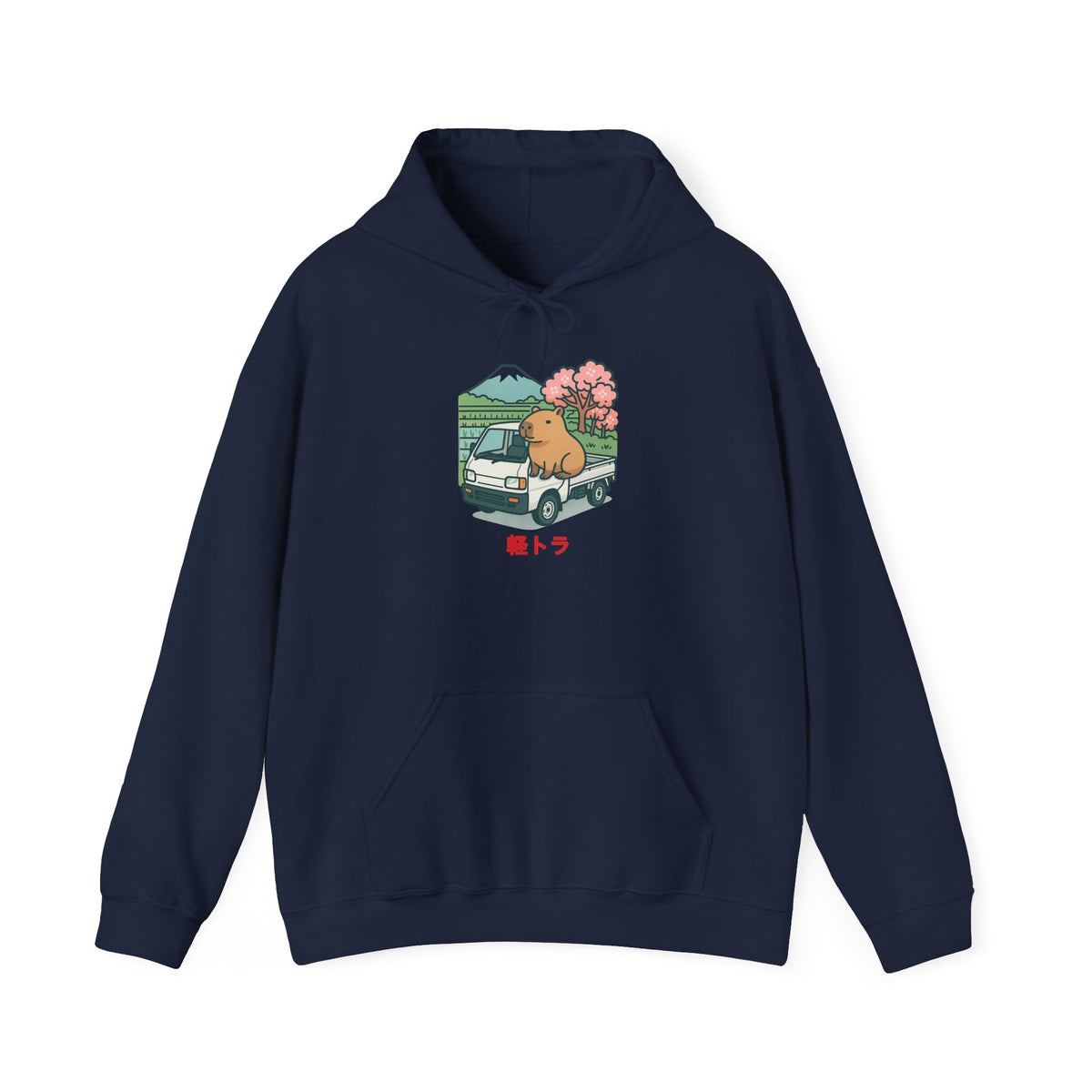 Capybara Kei Truck Hoodie — Japanese Mini Truck JDM Car Hoodie