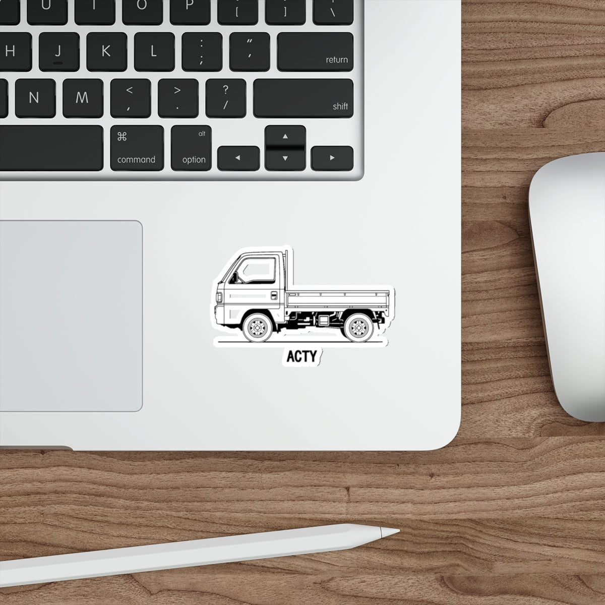 Honda Acty Kei Truck Sticker — Line Art Mini Truck Decal