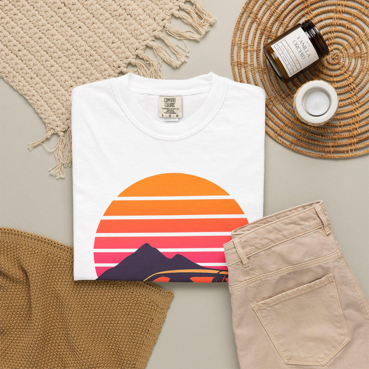 Nissan GT-R R35 T-Shirt — Retro Sunset JDM Car Shirt