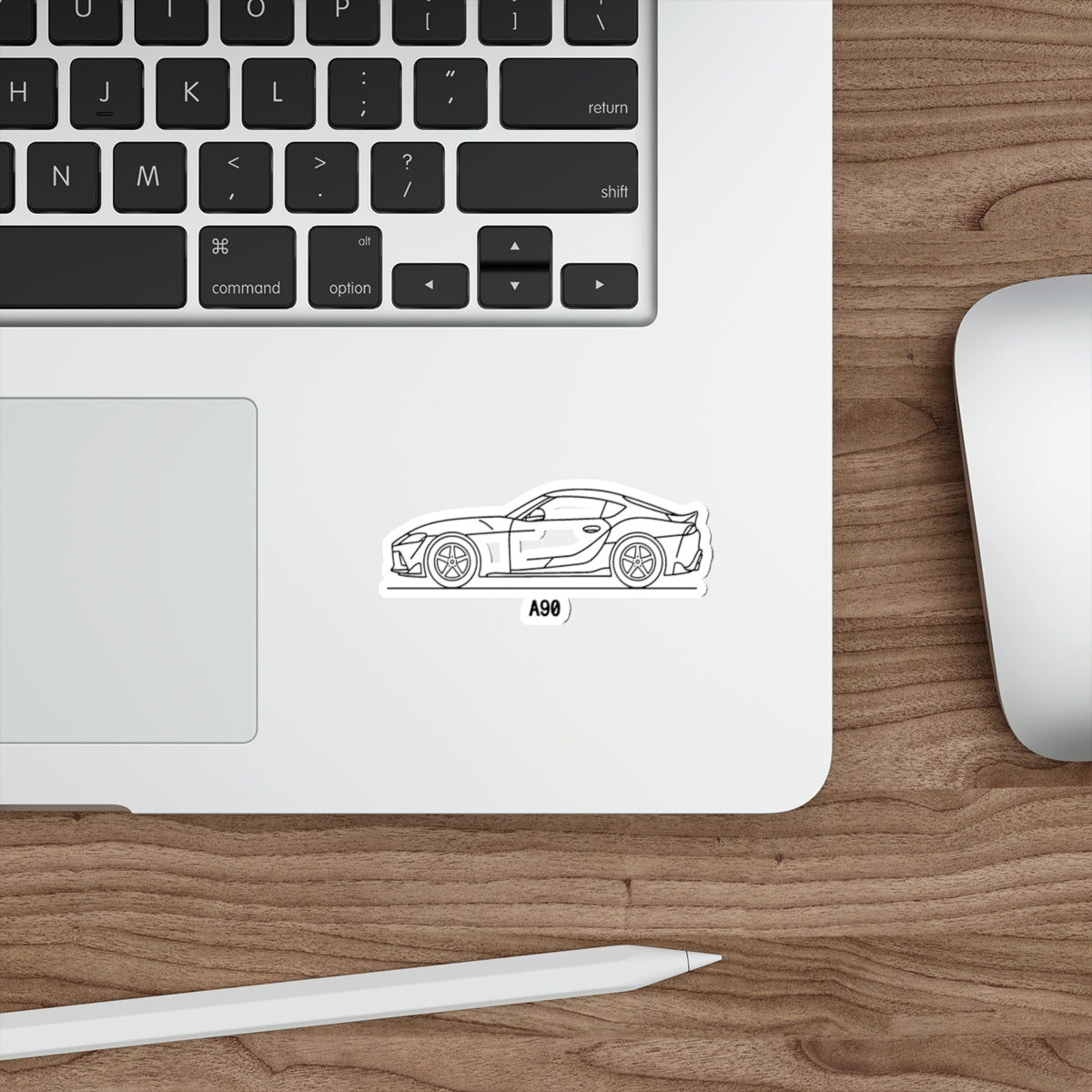 Toyota GR Supra A90 Sticker — Line Art Outline JDM Vinyl Decal