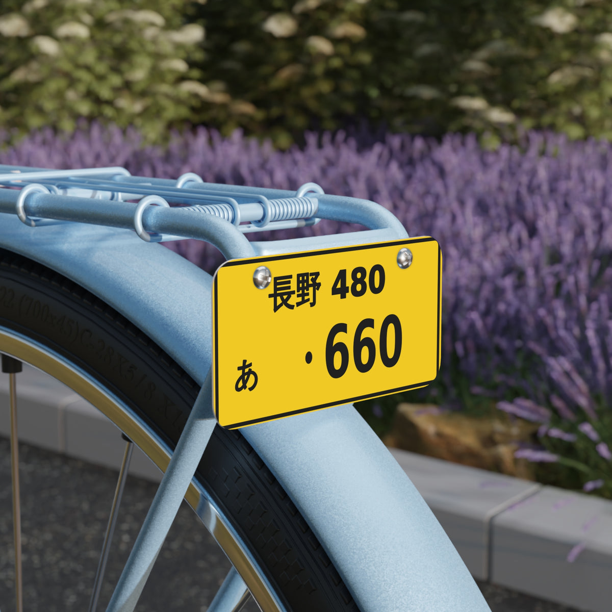 Kei Truck Mini Japanese License Plate — 長野 JDM Style 6x3 Bike & Desk Plate
