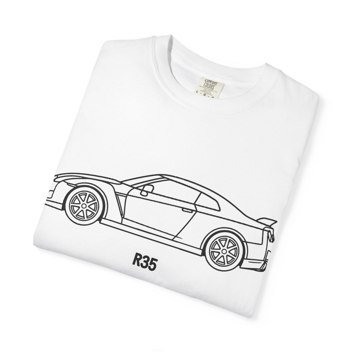 Nissan GT-R R35 T-Shirt — Line Art Outline JDM Shirt