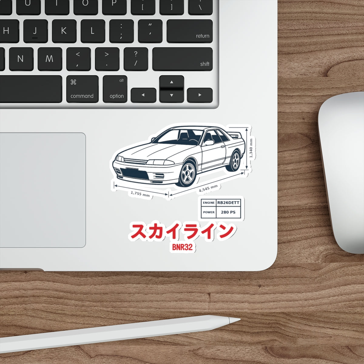 Nissan Skyline GT-R R32 Sticker — Blueprint JDM Vinyl Decal