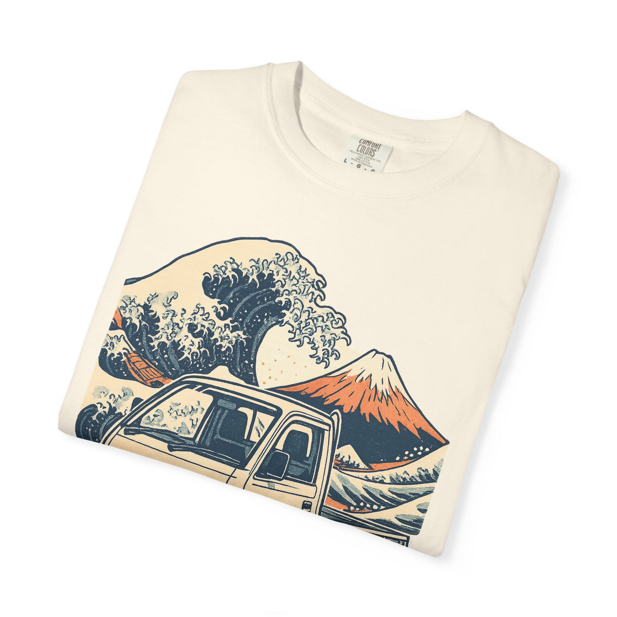 Daihatsu Hijet Kei Truck T-Shirt — Ukiyo-e Wave Japanese Mini Truck T-Shirt